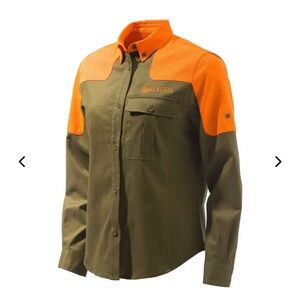 Beretta Women's TM Field Shirt Tobacco/Blaze Orange
